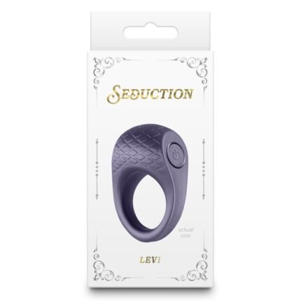 Ерекційне віброкільце NS Novelties Seduction Levi, сіре