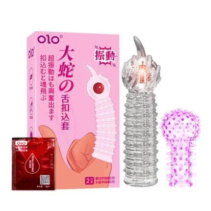 Насадки OLO (насадка з вібратором для пальця 1 шт.+ звичайна насадка для пальця 1 шт.)