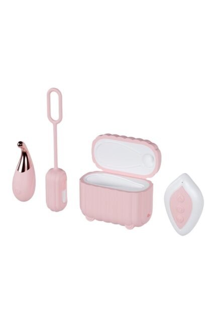 Набір вібраторів Blush Play With Me з пультом та кейсом, рожевий, 2 шт.