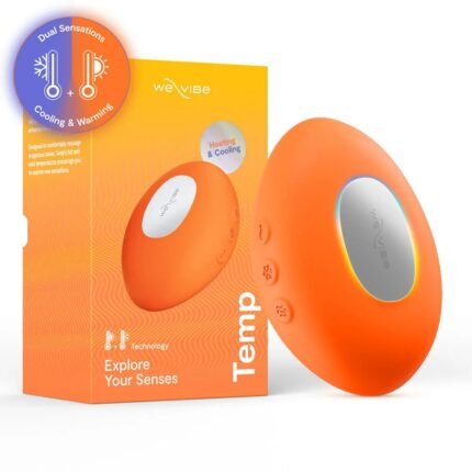 Кліторальний вібратор We-Vibe Temp Tangerine з функцією нагрівання та охолодження, помаранчевий